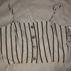 Stripped Crop top